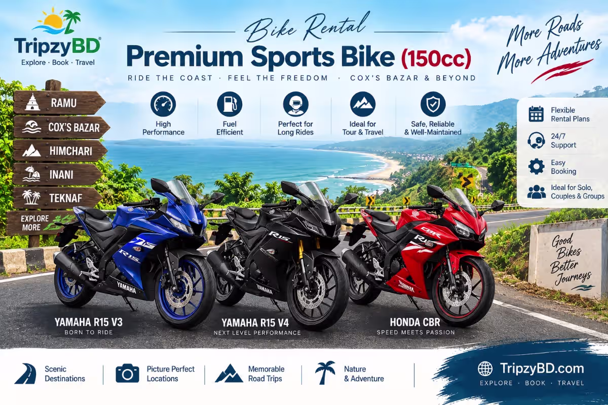 Premium Sports Bike (Yamaha R15 / Honda CBR)